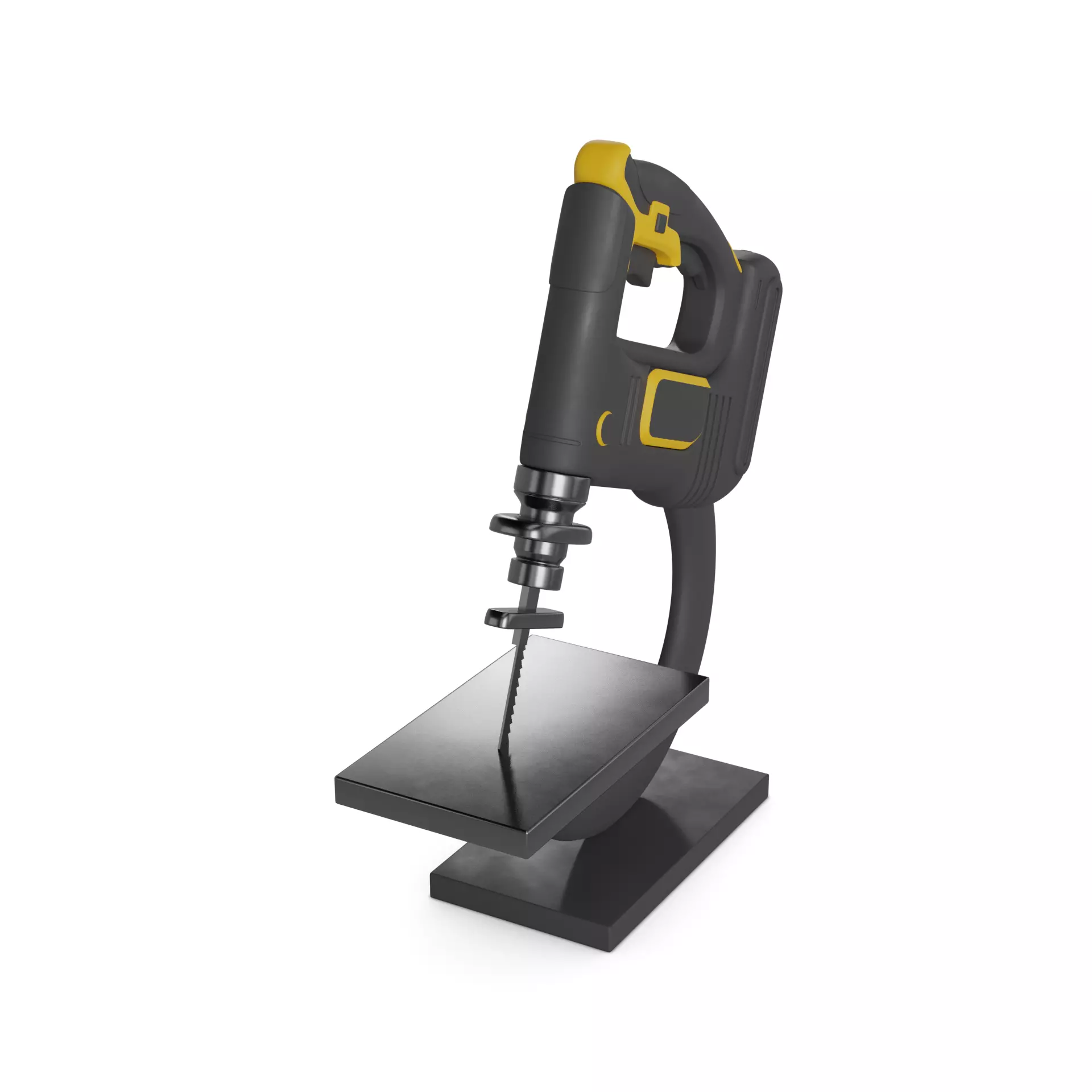 Reciprocating Saw 3D model_0