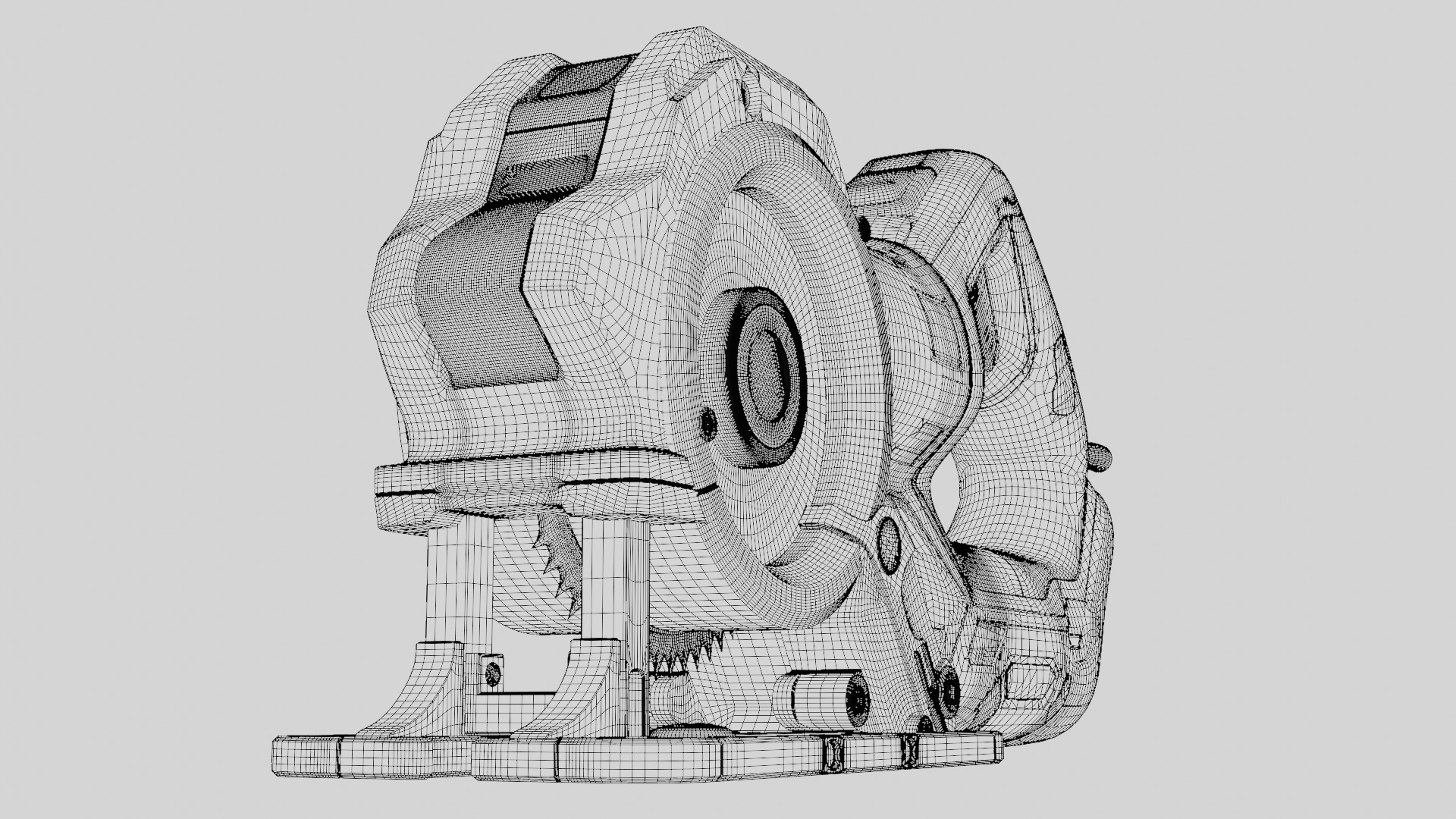 Reciprocating Saw 3D model_21