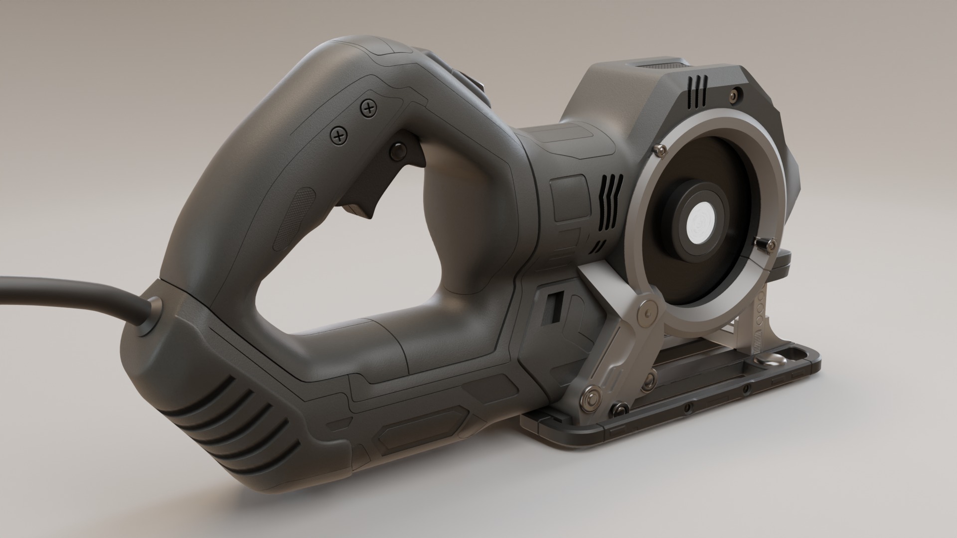 Reciprocating Saw 3D model_4