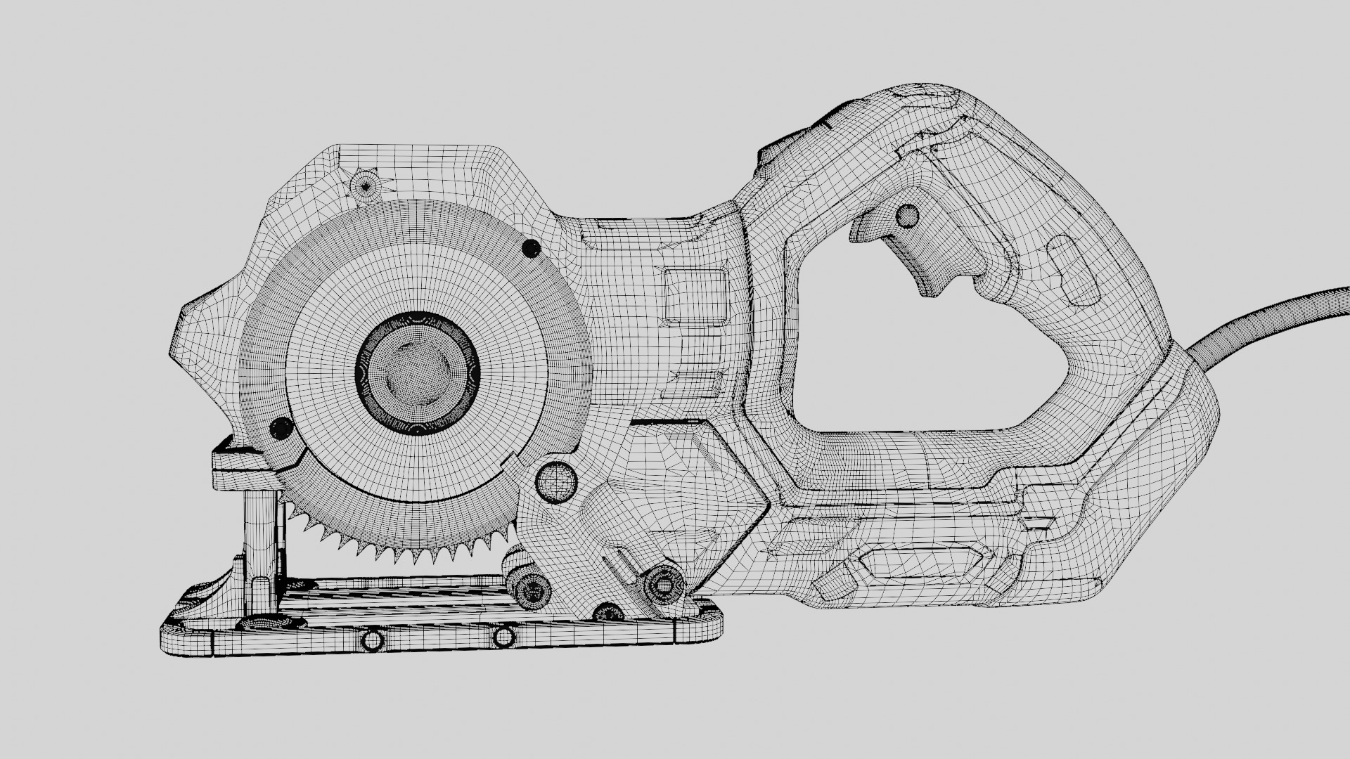Reciprocating Saw 3D model_14
