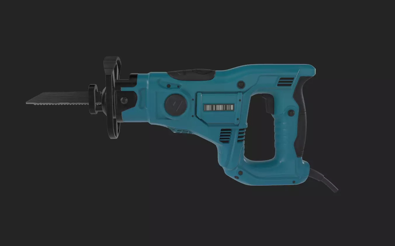 Reciprocating Saw 3D model_0