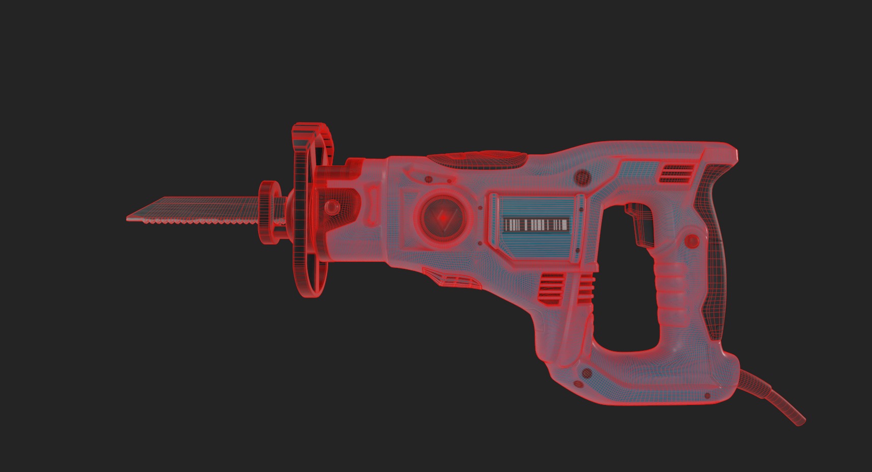 Reciprocating Saw 3D model_4