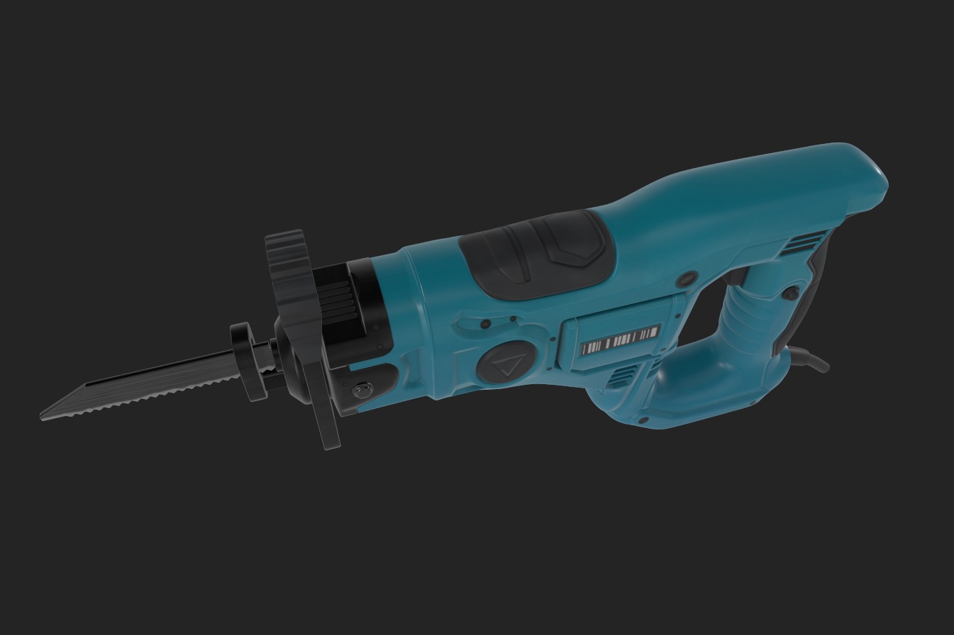 Reciprocating Saw 3D model_3