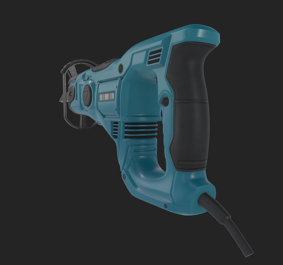 Reciprocating Saw 3D model_5