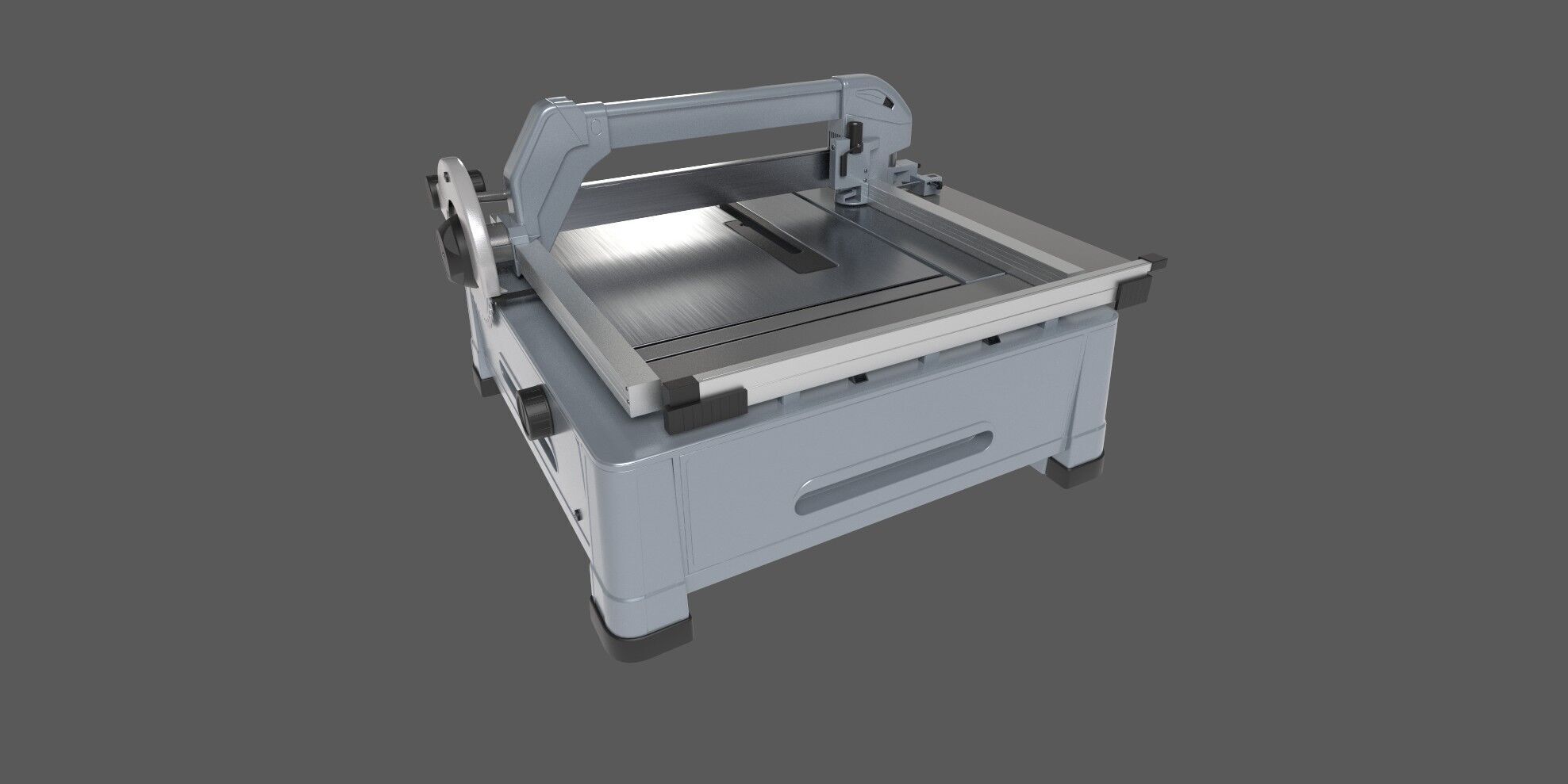 Tile Saw 3D model_1