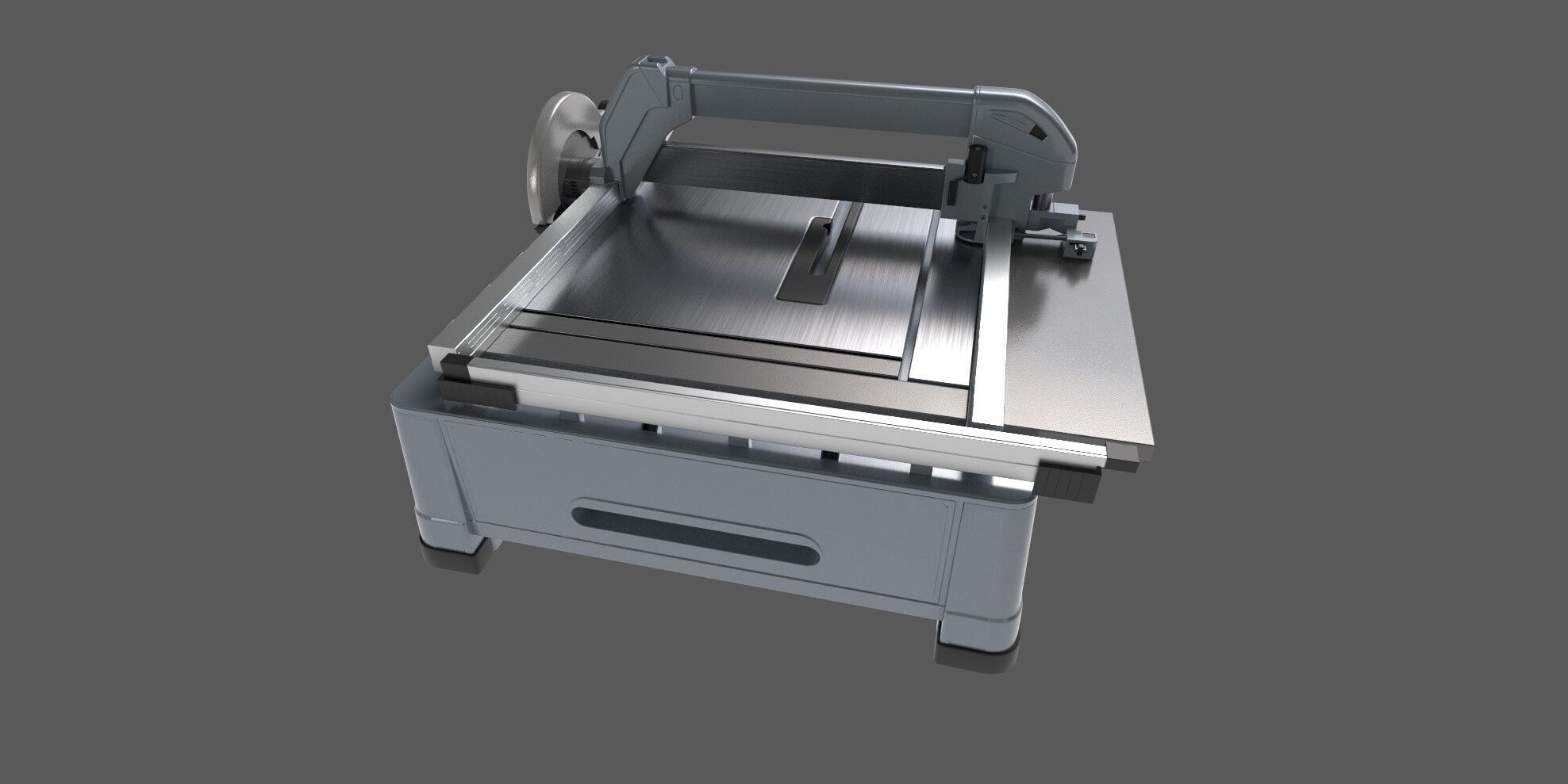 Tile Saw 3D model_2