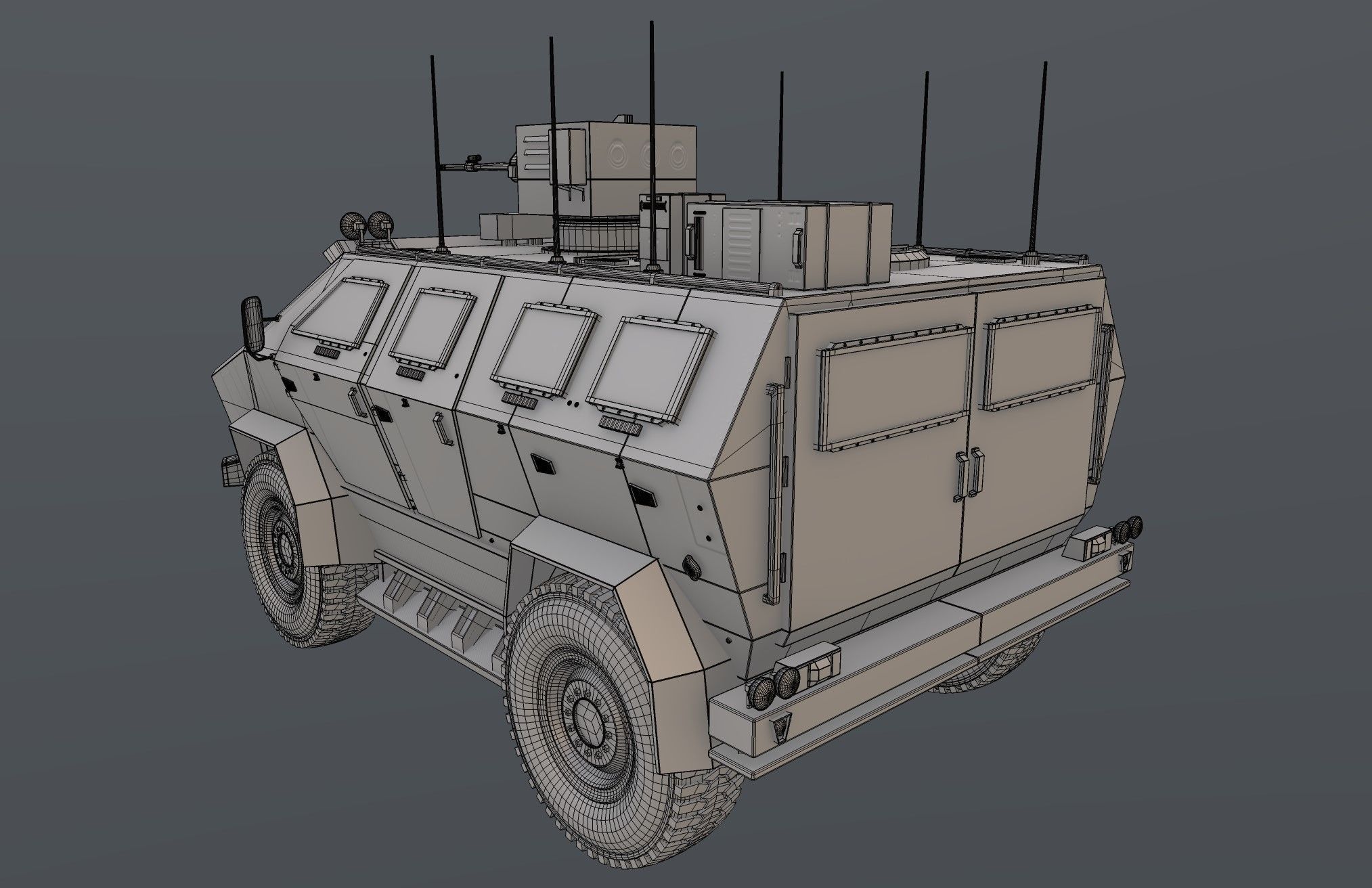 Military APC 3D model_9