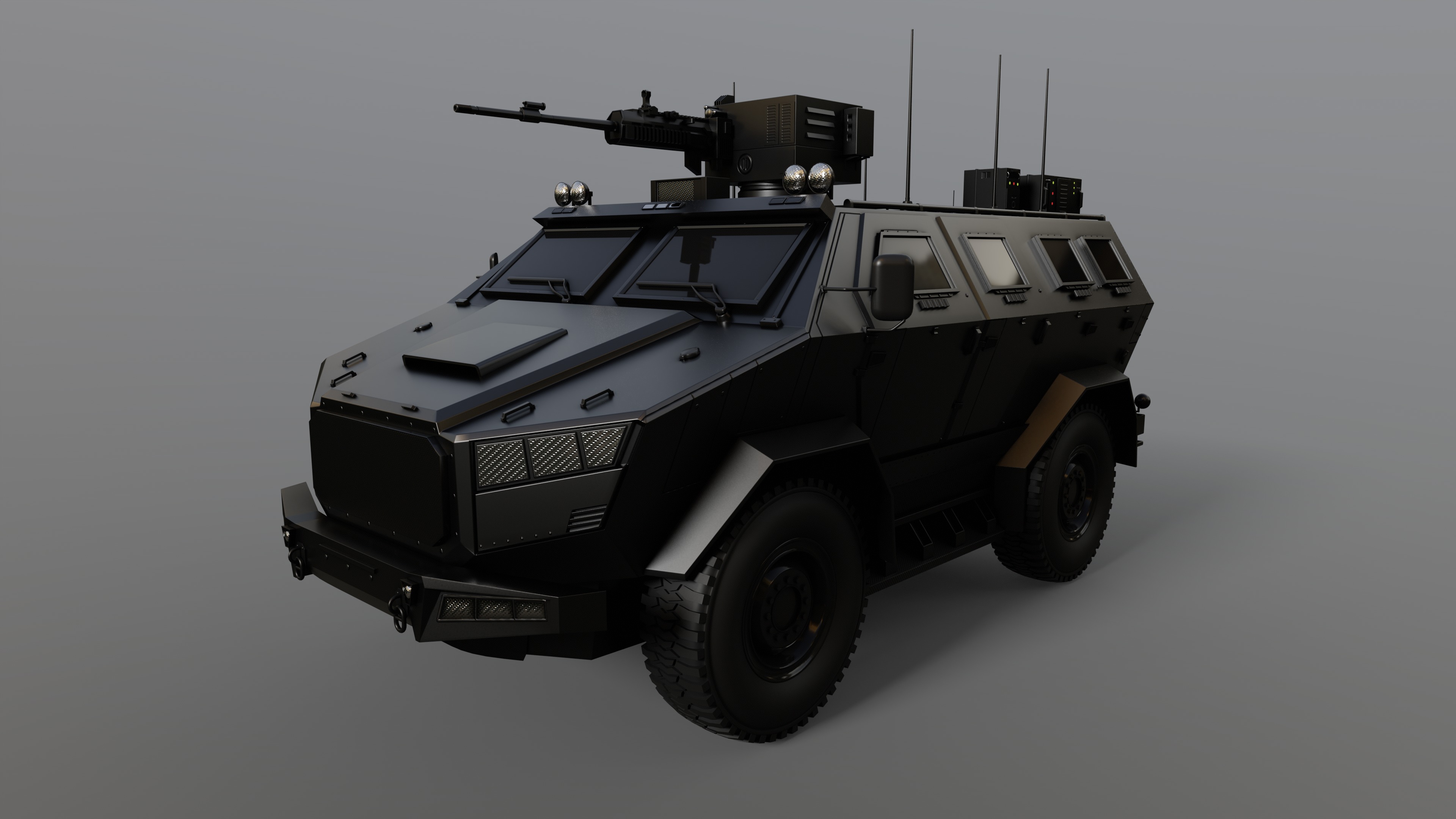 Military APC 3D model_4