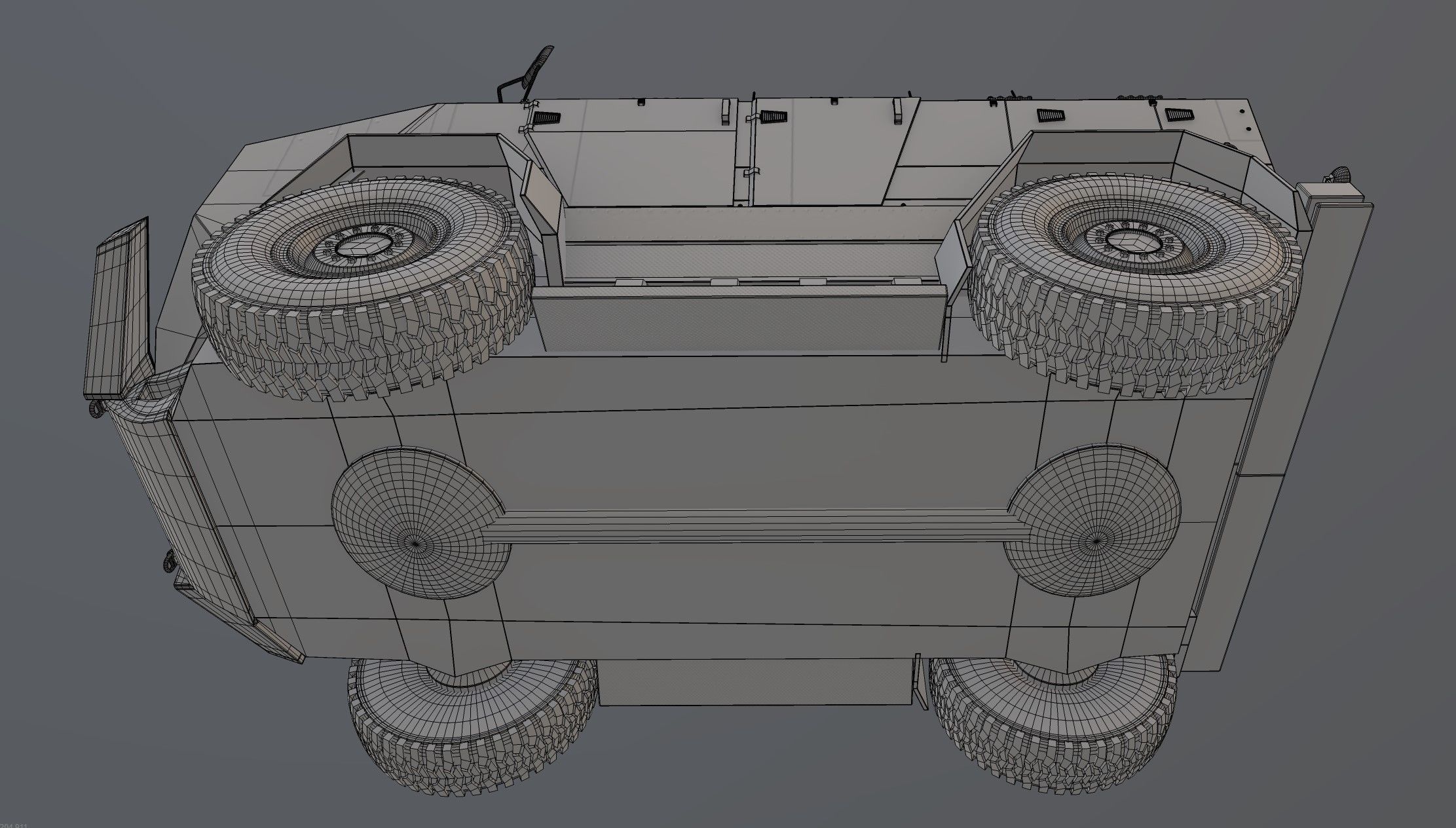Military APC 3D model_10
