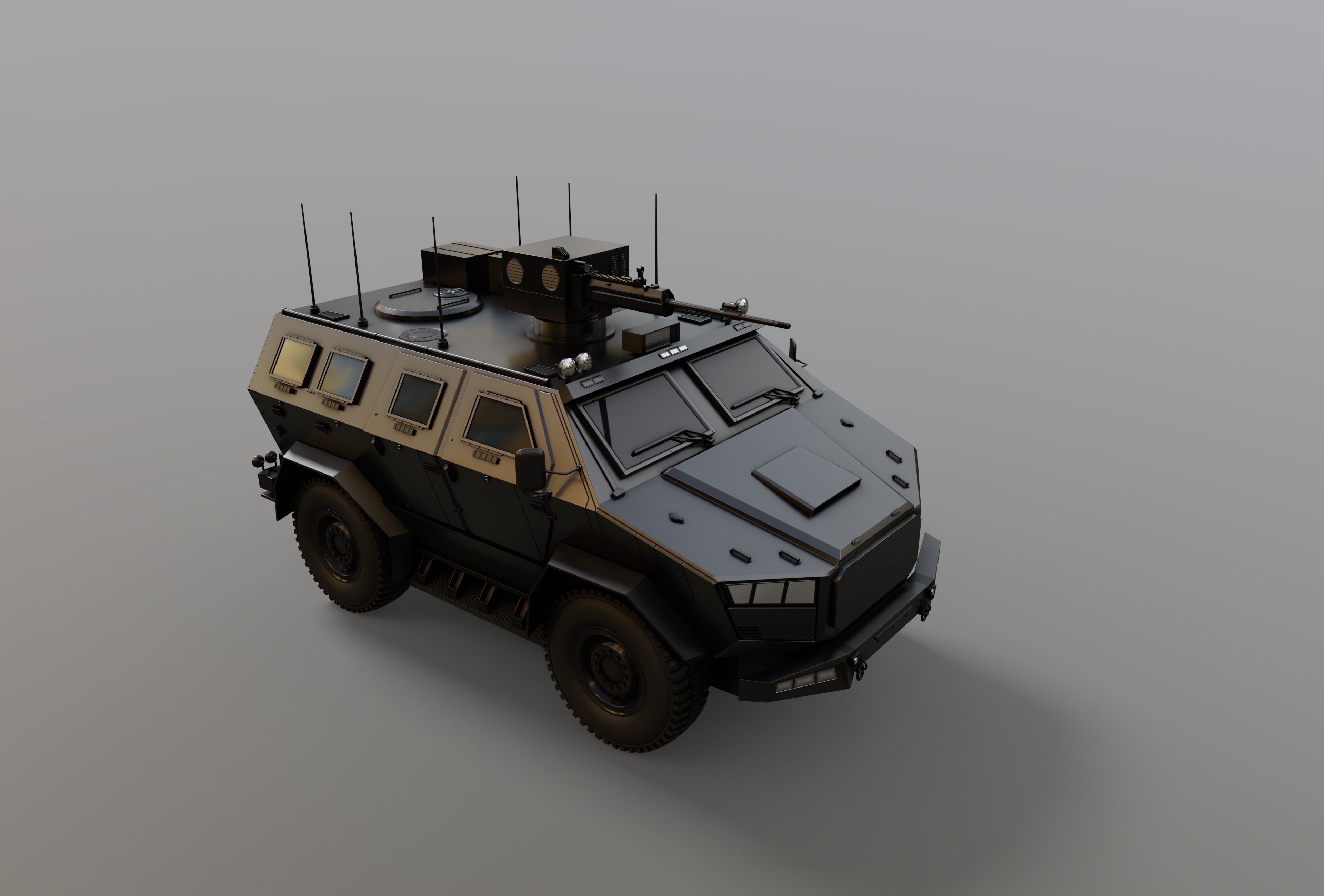 Military APC 3D model_2