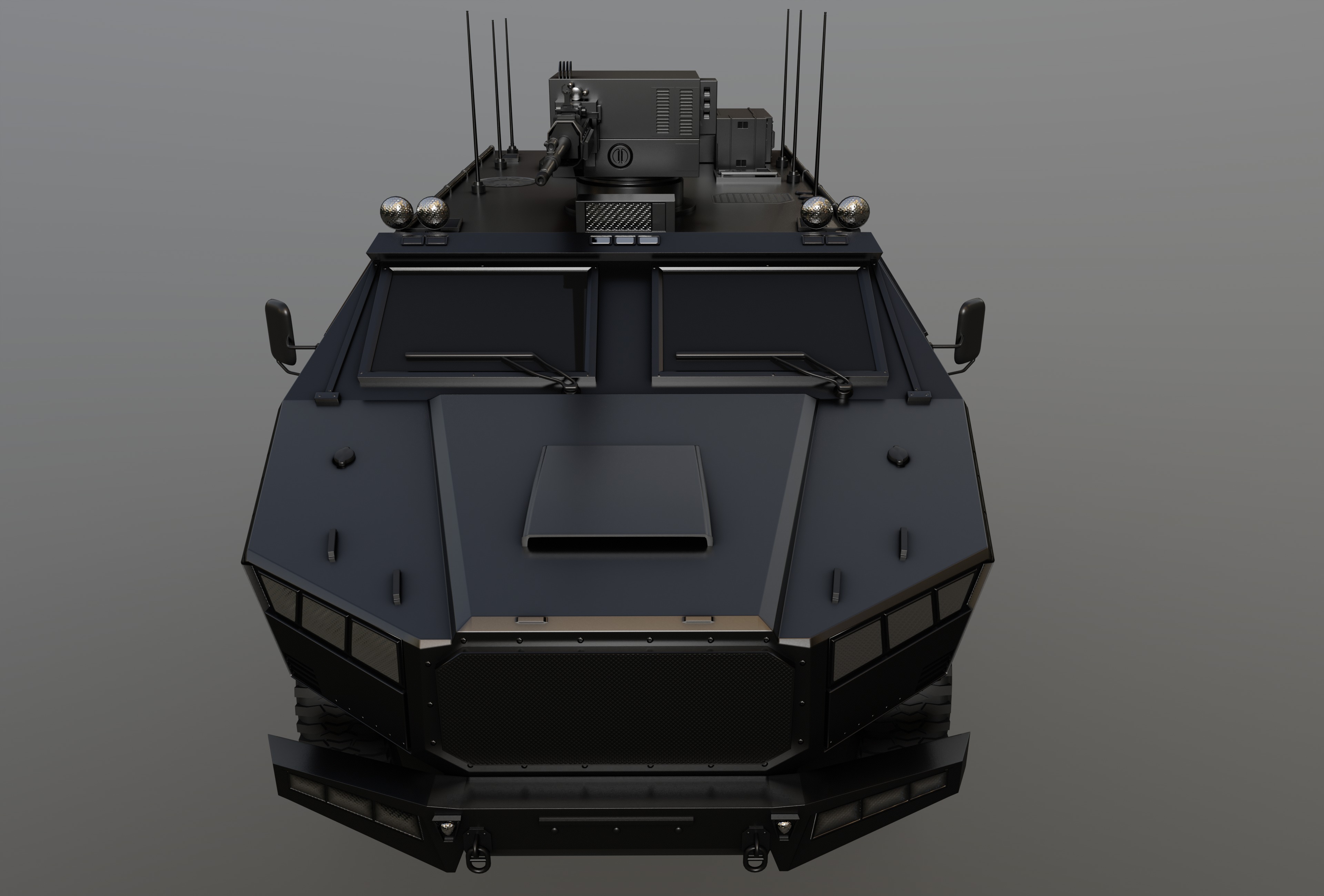 Military APC 3D model_5