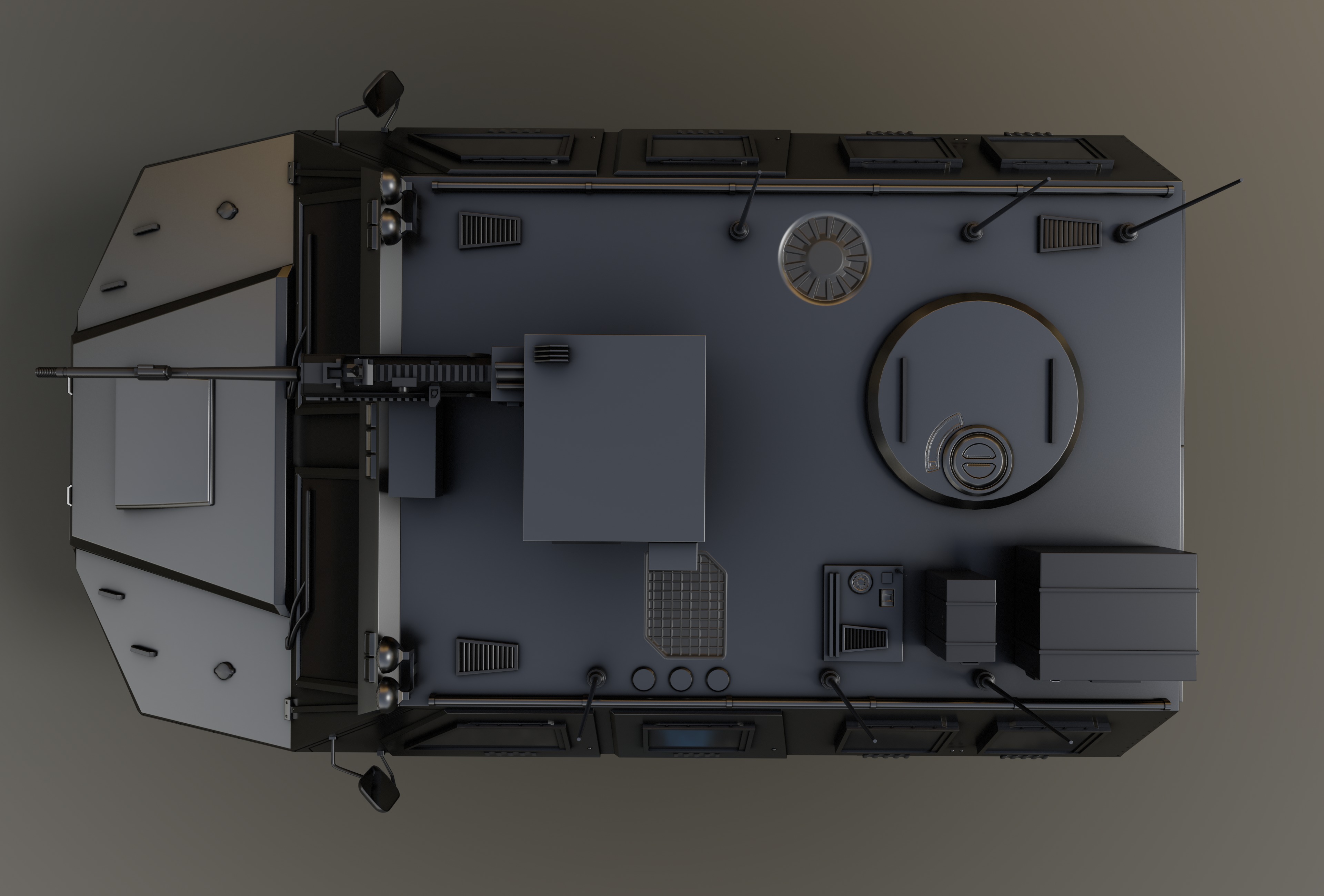 Military APC 3D model_8
