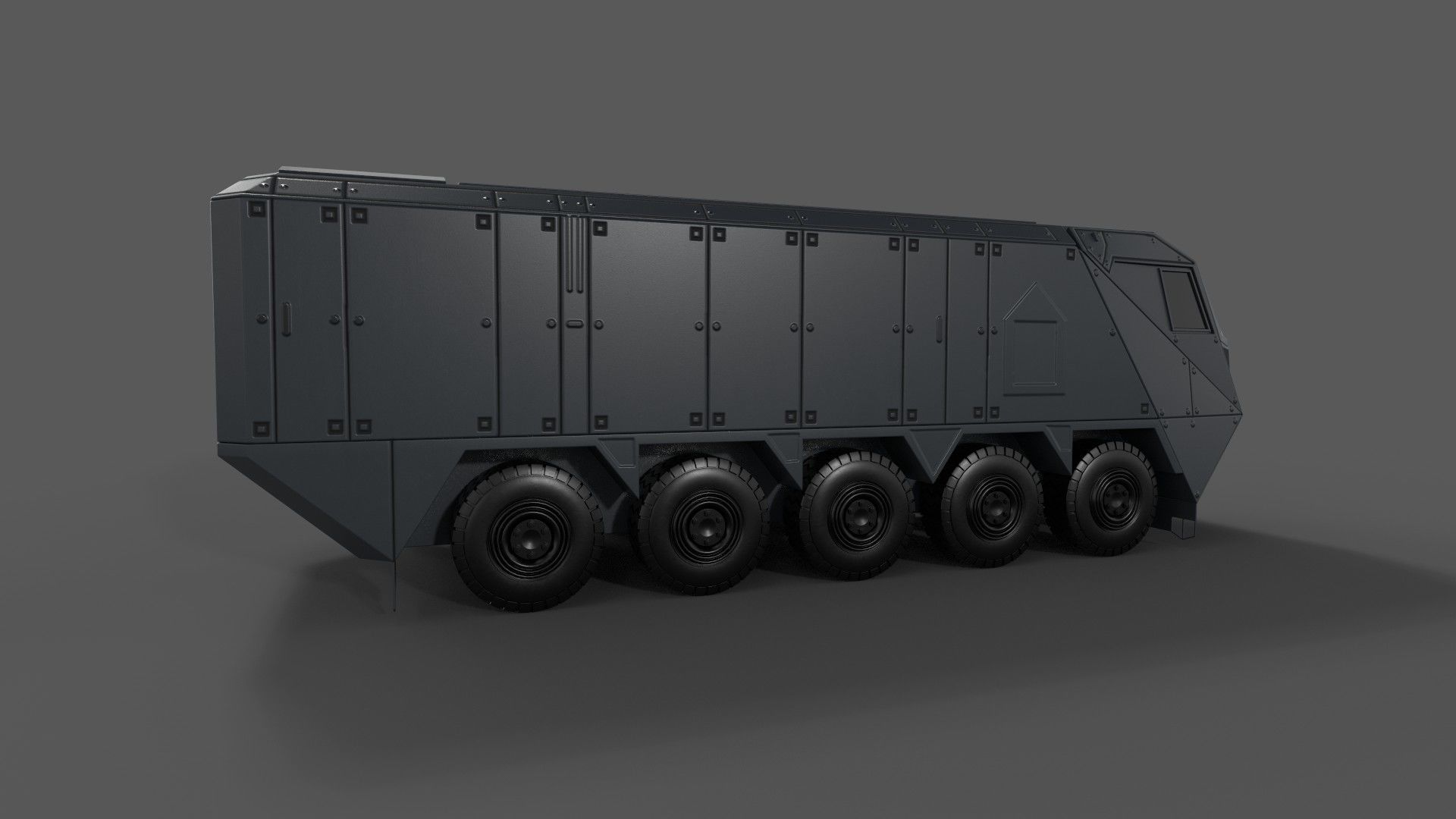 Warfare Vehicle 3D model_4
