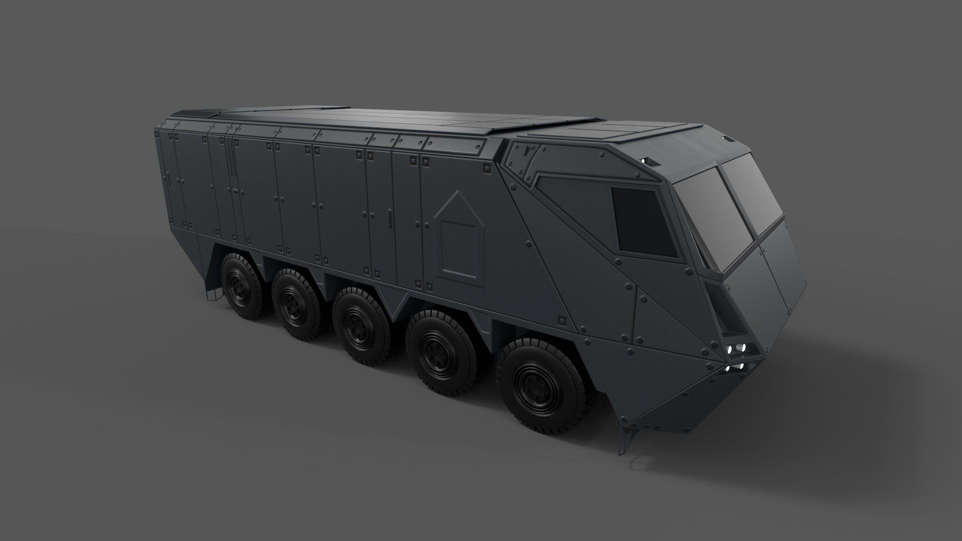 Warfare Vehicle 3D model_9