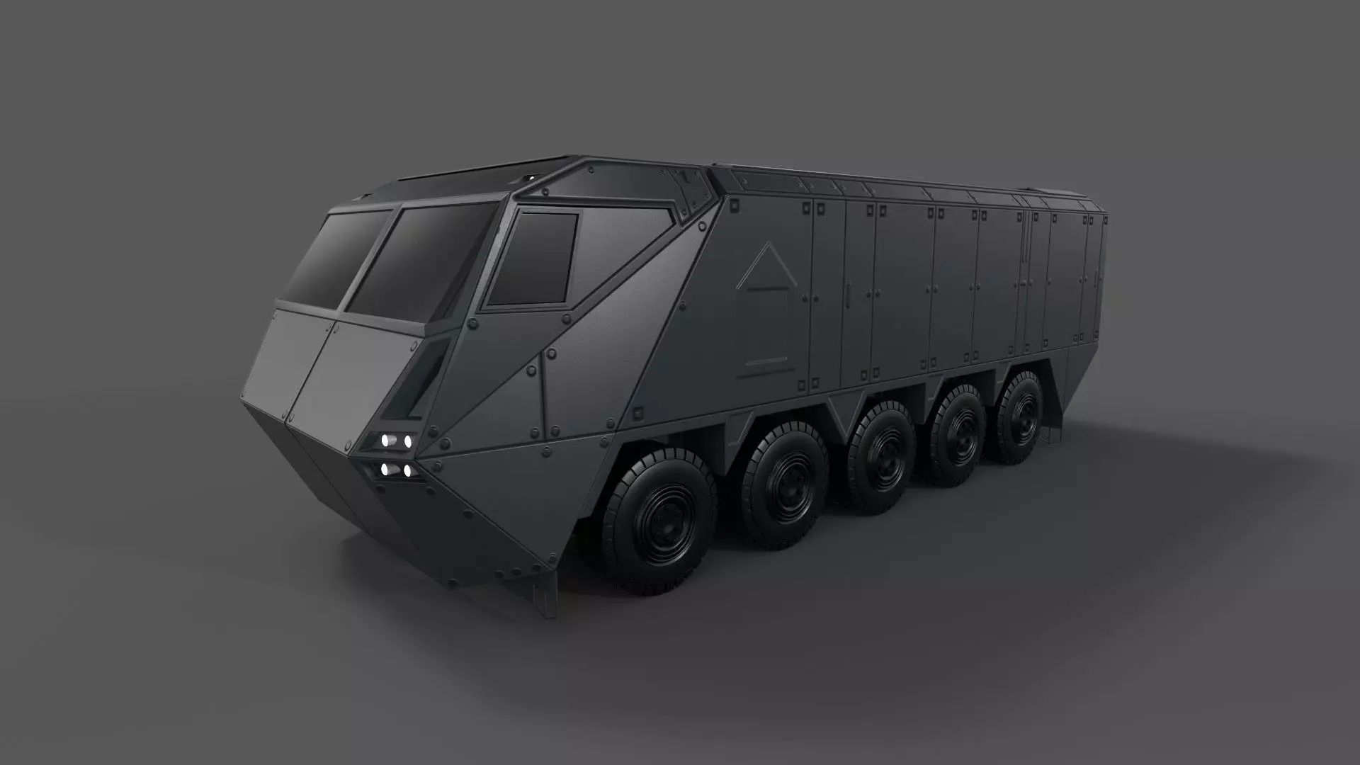 Warfare Vehicle 3D model_0
