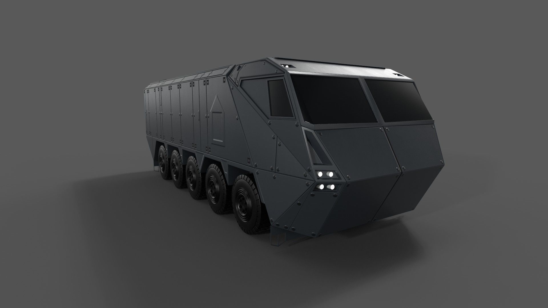Warfare Vehicle 3D model_5
