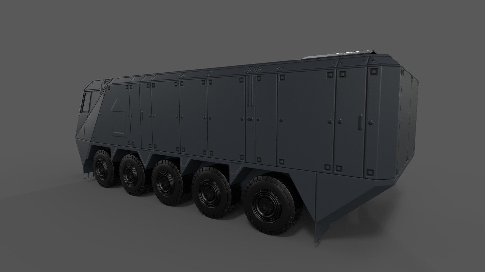 Warfare Vehicle 3D model_2