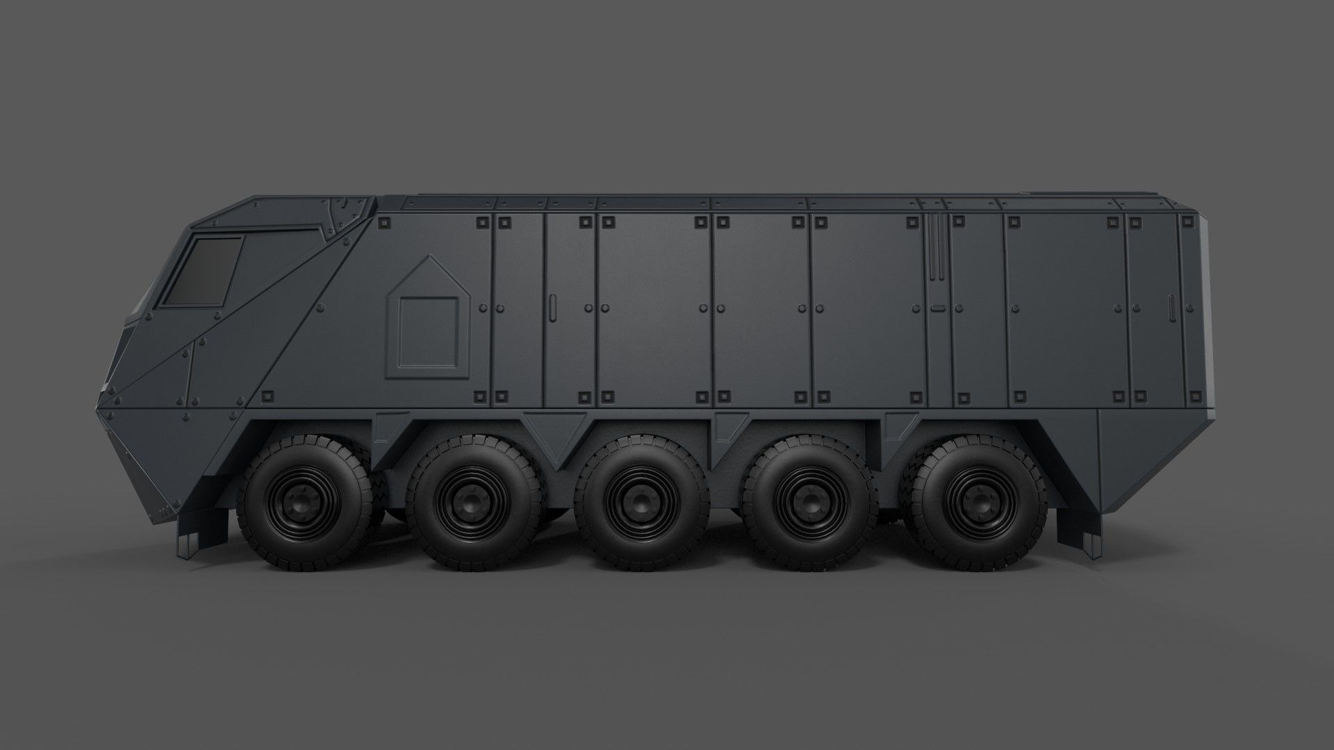 Warfare Vehicle 3D model_1