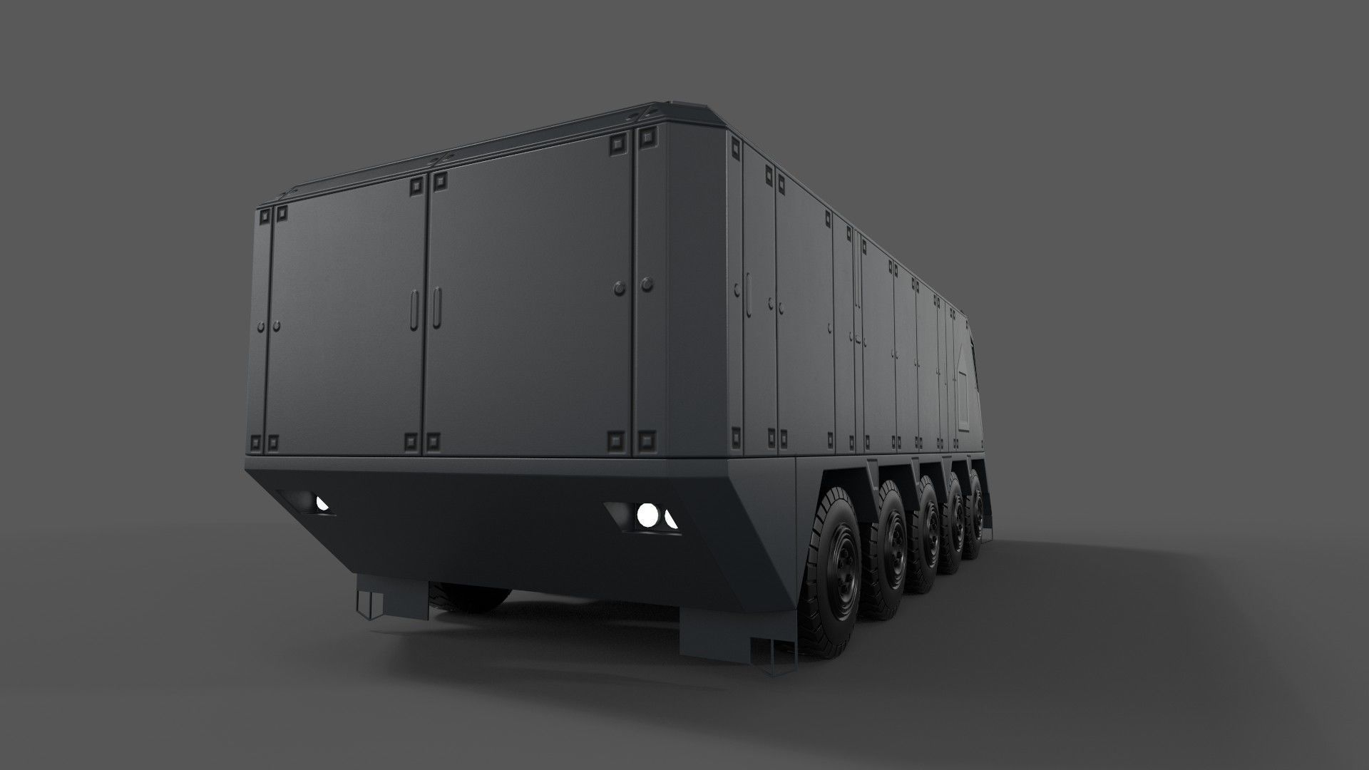 Warfare Vehicle 3D model_3