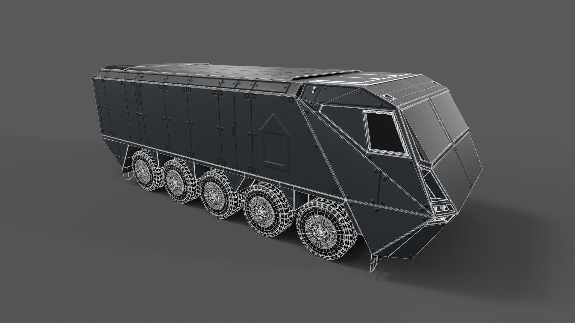Warfare Vehicle 3D model_10