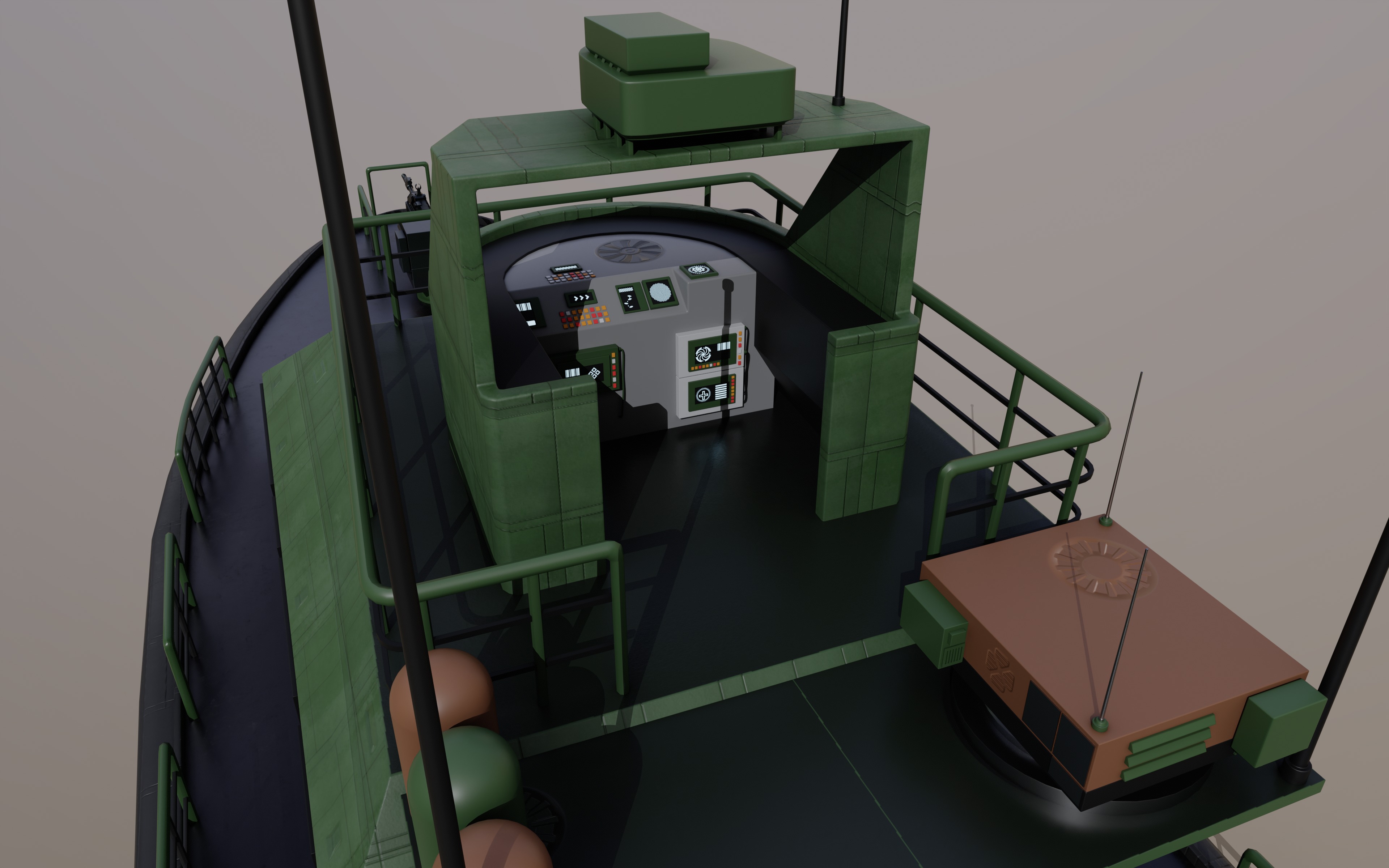 Patrol Boat 3D model_8