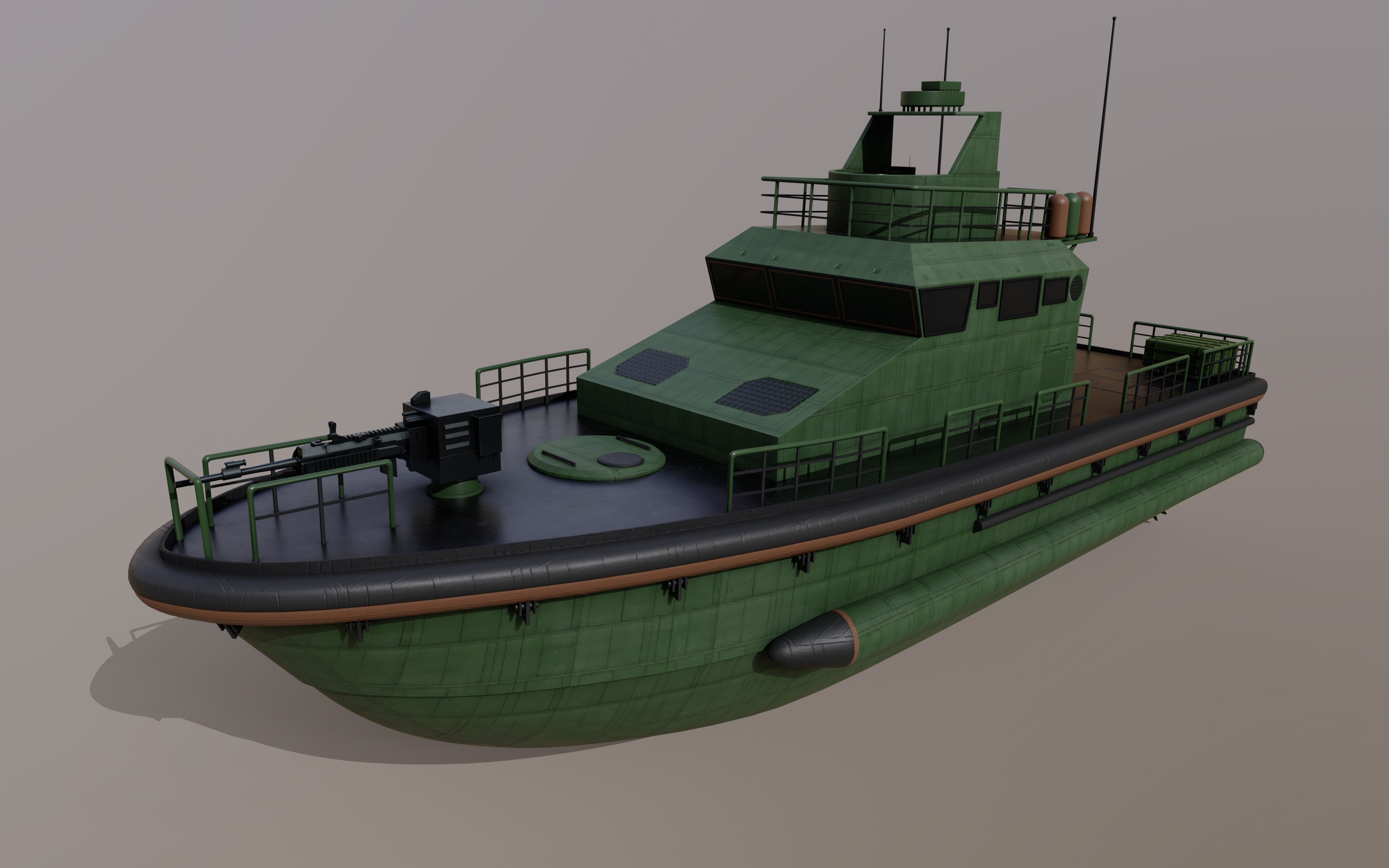 Patrol Boat 3D model_10