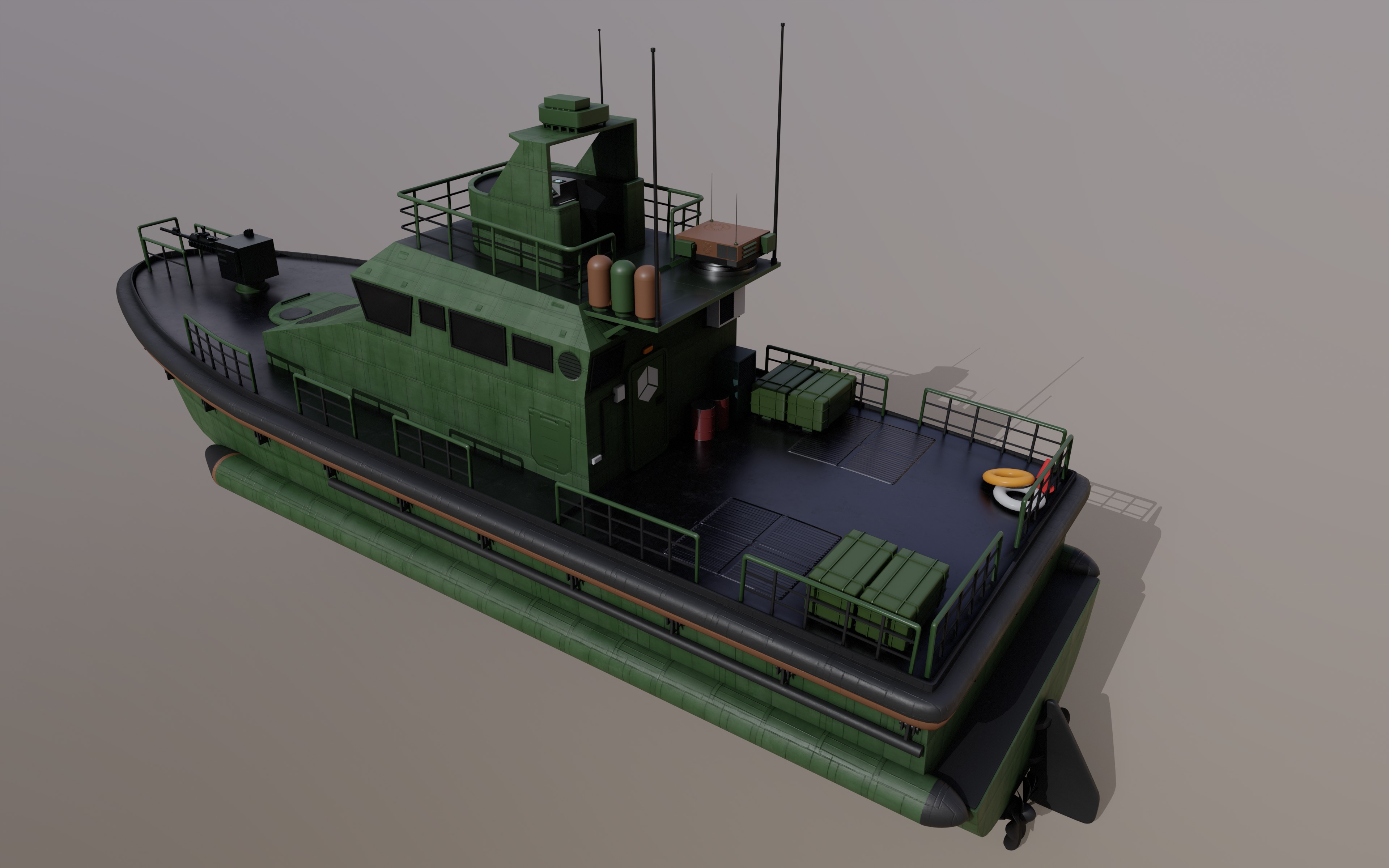 Patrol Boat 3D model_6