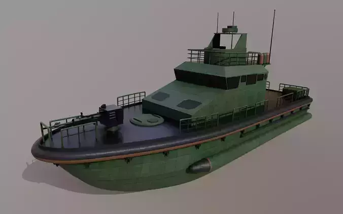 Patrol Boat 3D model