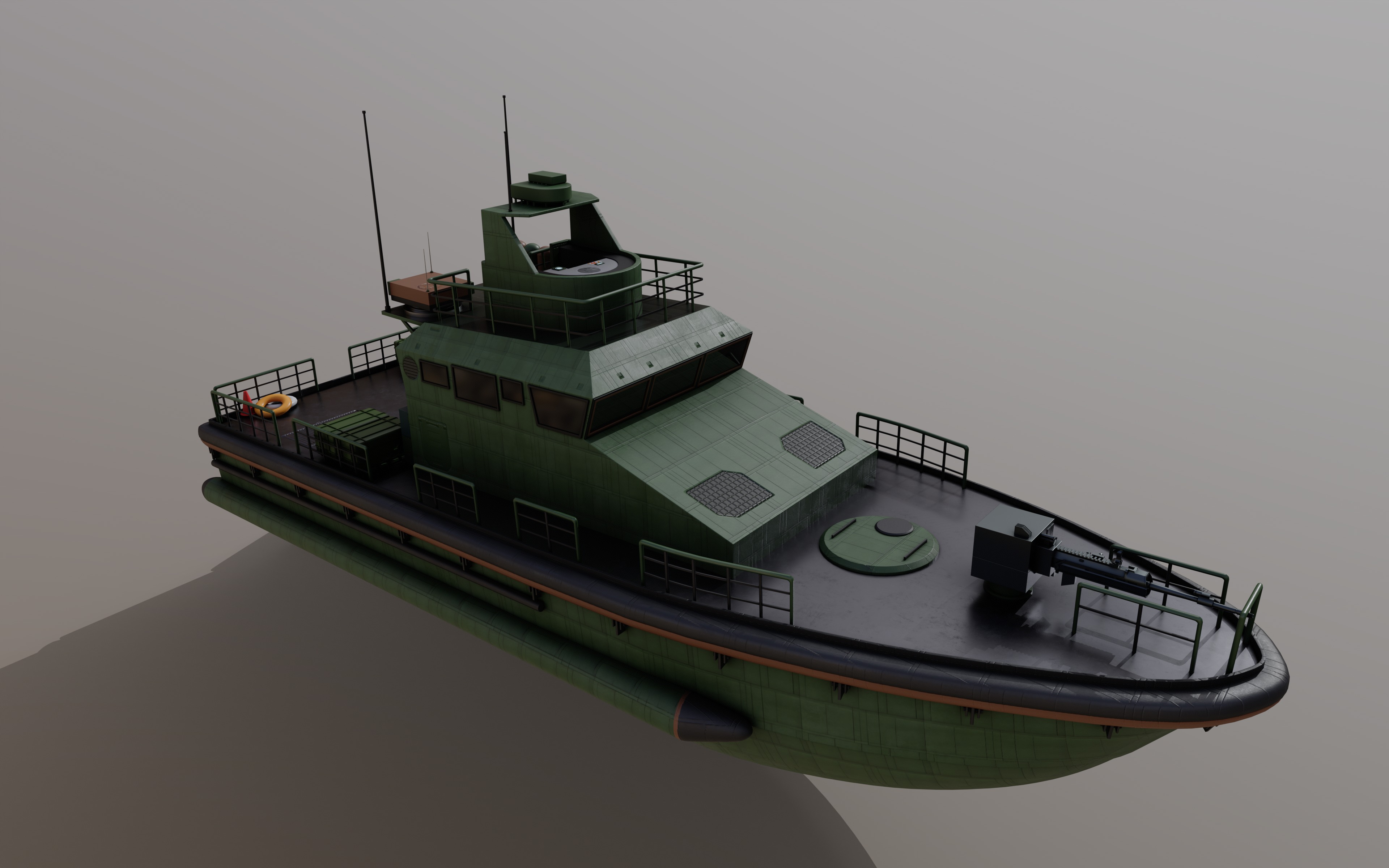 Patrol Boat 3D model_3