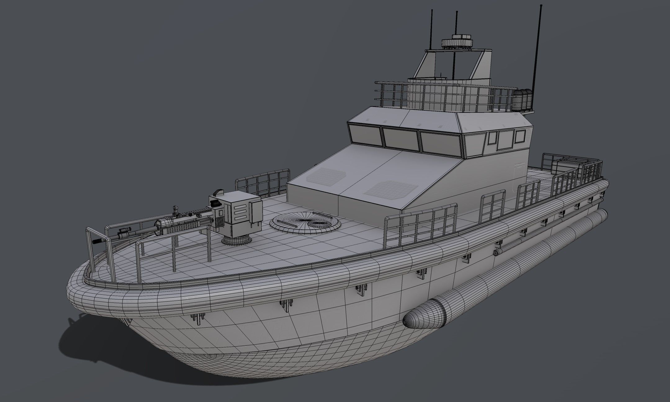Patrol Boat 3D model_9