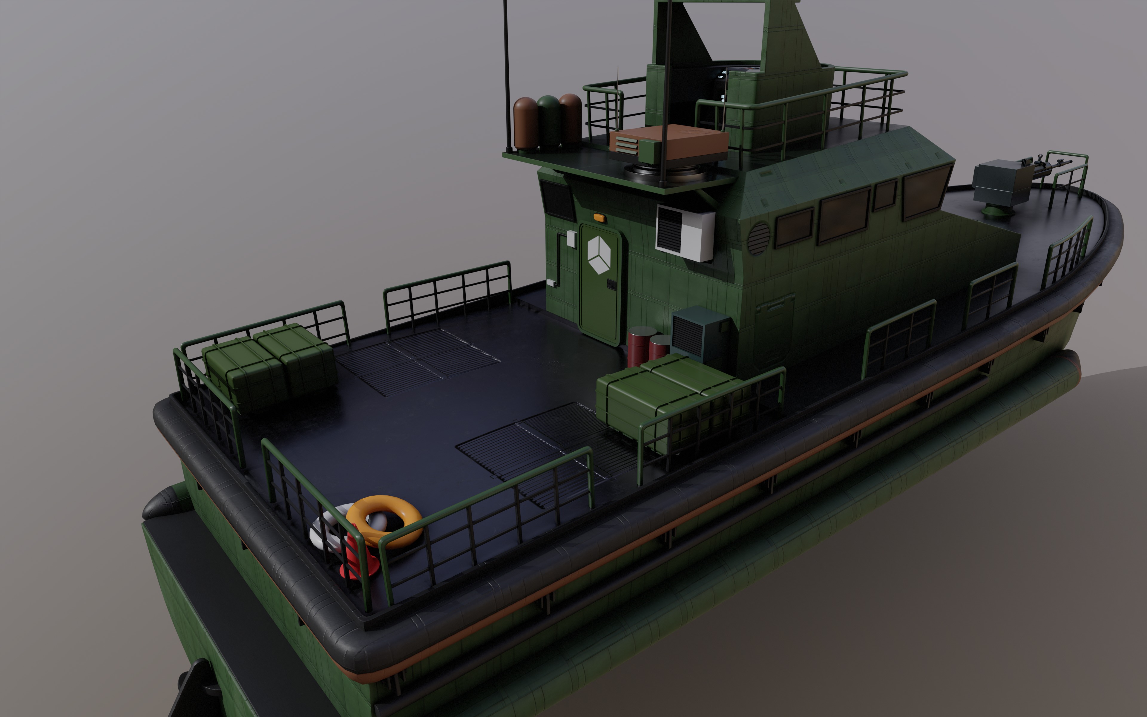 Patrol Boat 3D model_11