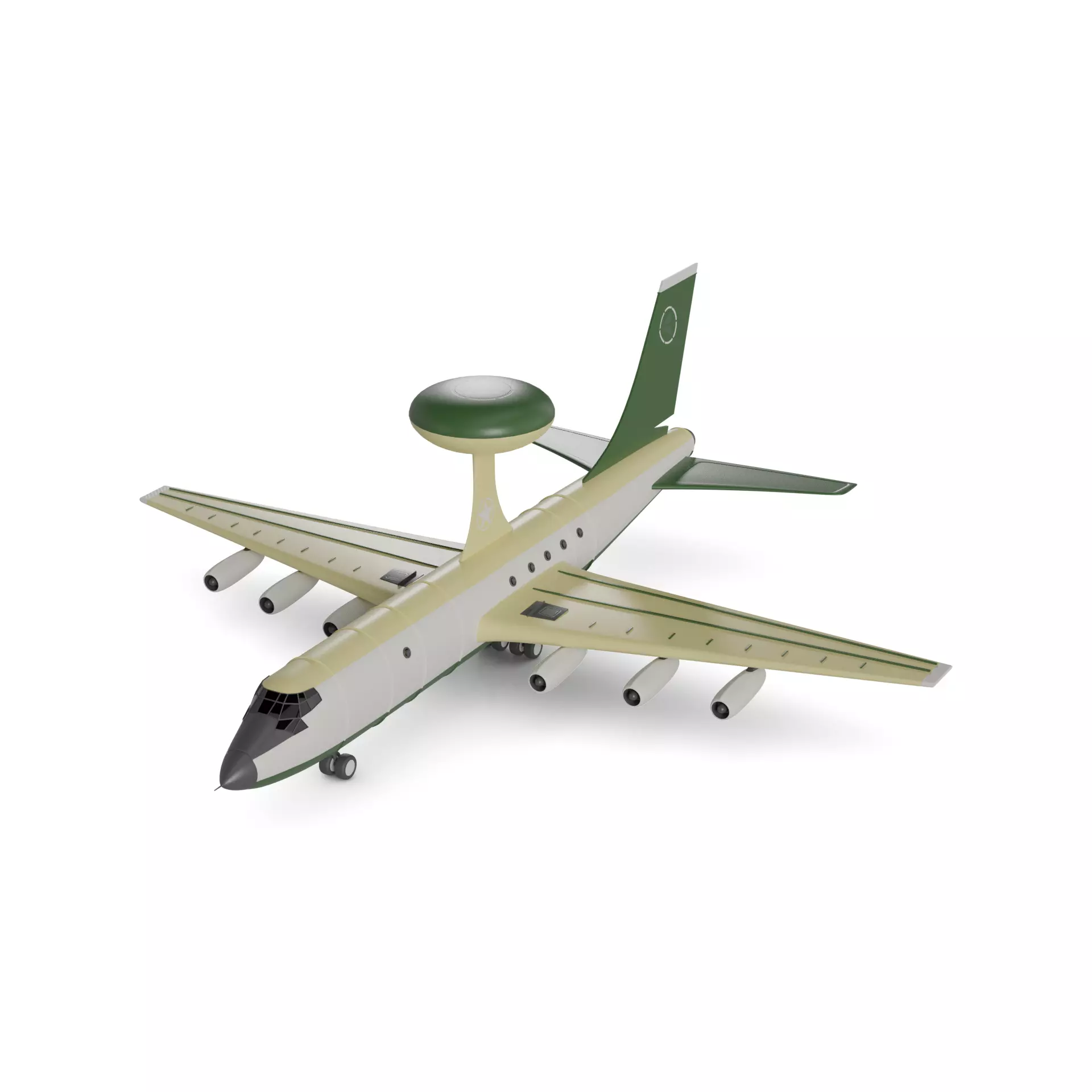AWACS Low-poly 3D model
