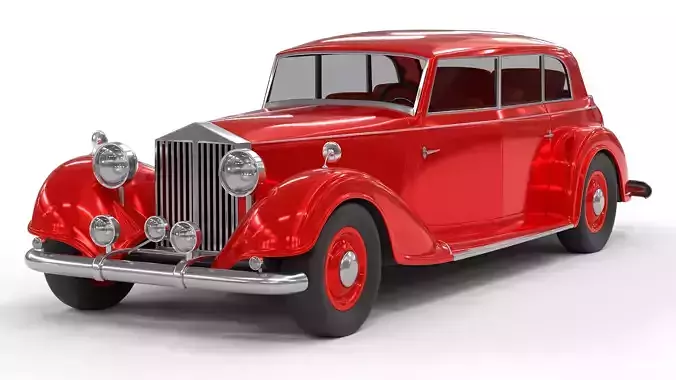 Retro Sedan Car 1920