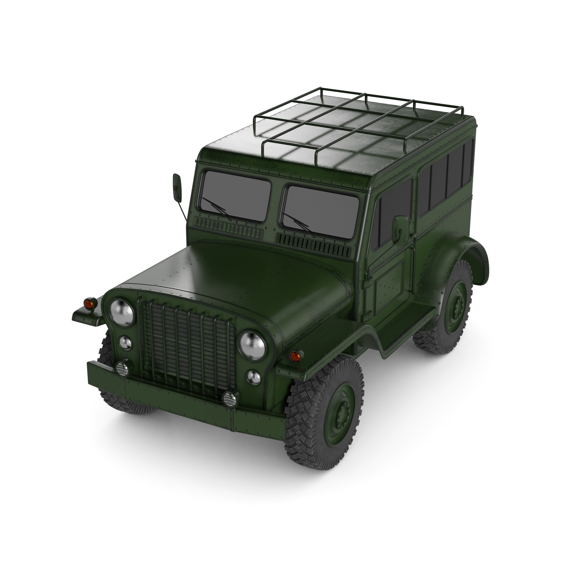 SUV Car 3D model_4
