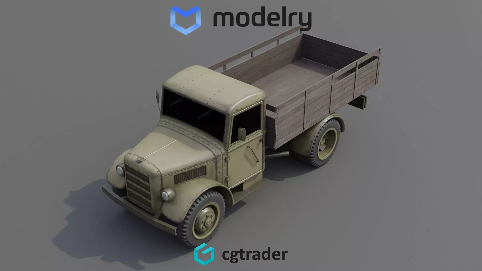 Pickup Car 3D model_0
