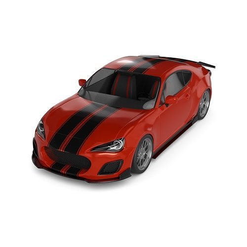 Coupe Car 3D model