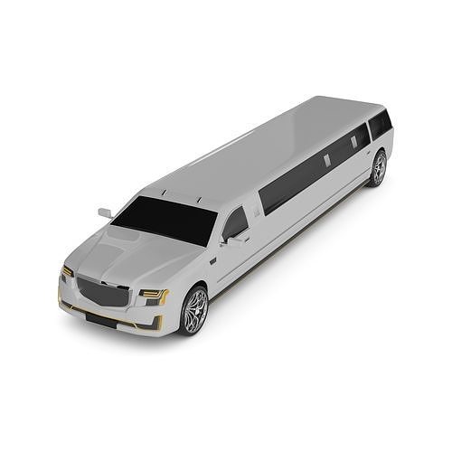 Limousine Car 3D model