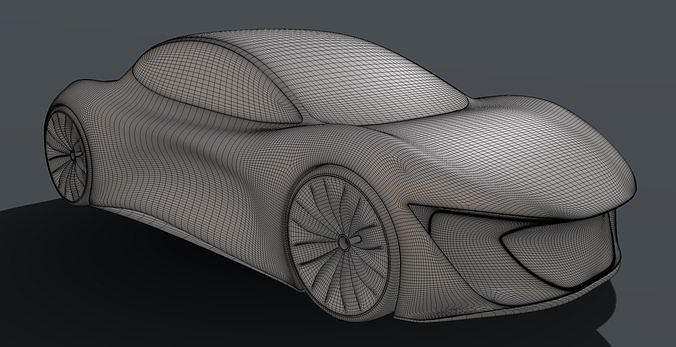 Sports Car 3D model 7