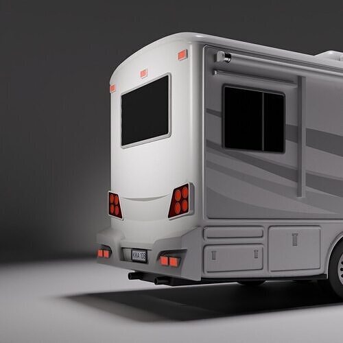 Nomad Luxury RV Explorer Car Low-poly 3D model 6