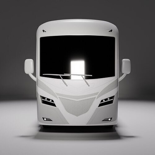 Nomad Luxury RV Explorer Car Low-poly 3D model 2