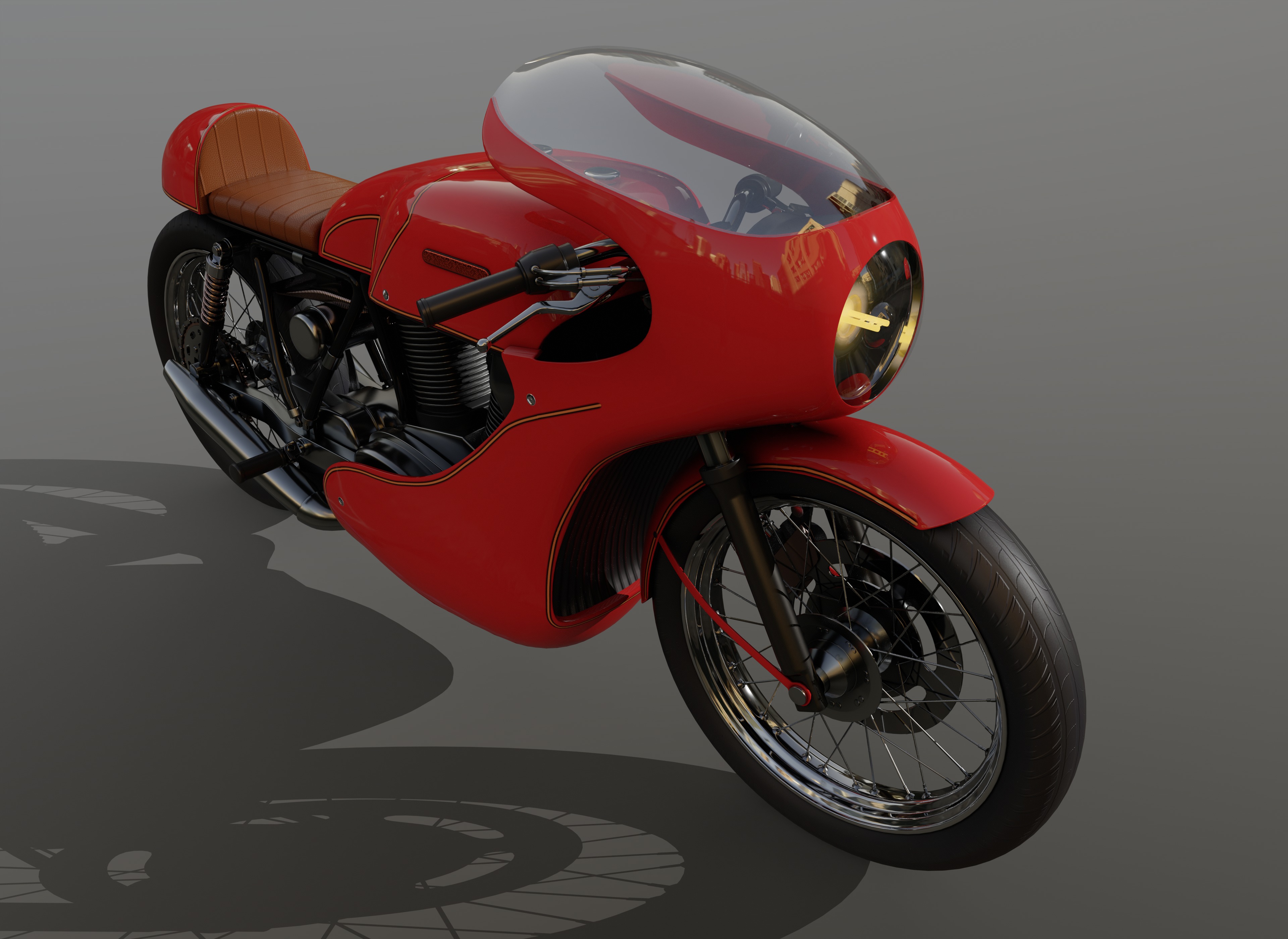 Sport Bike 3D model_3