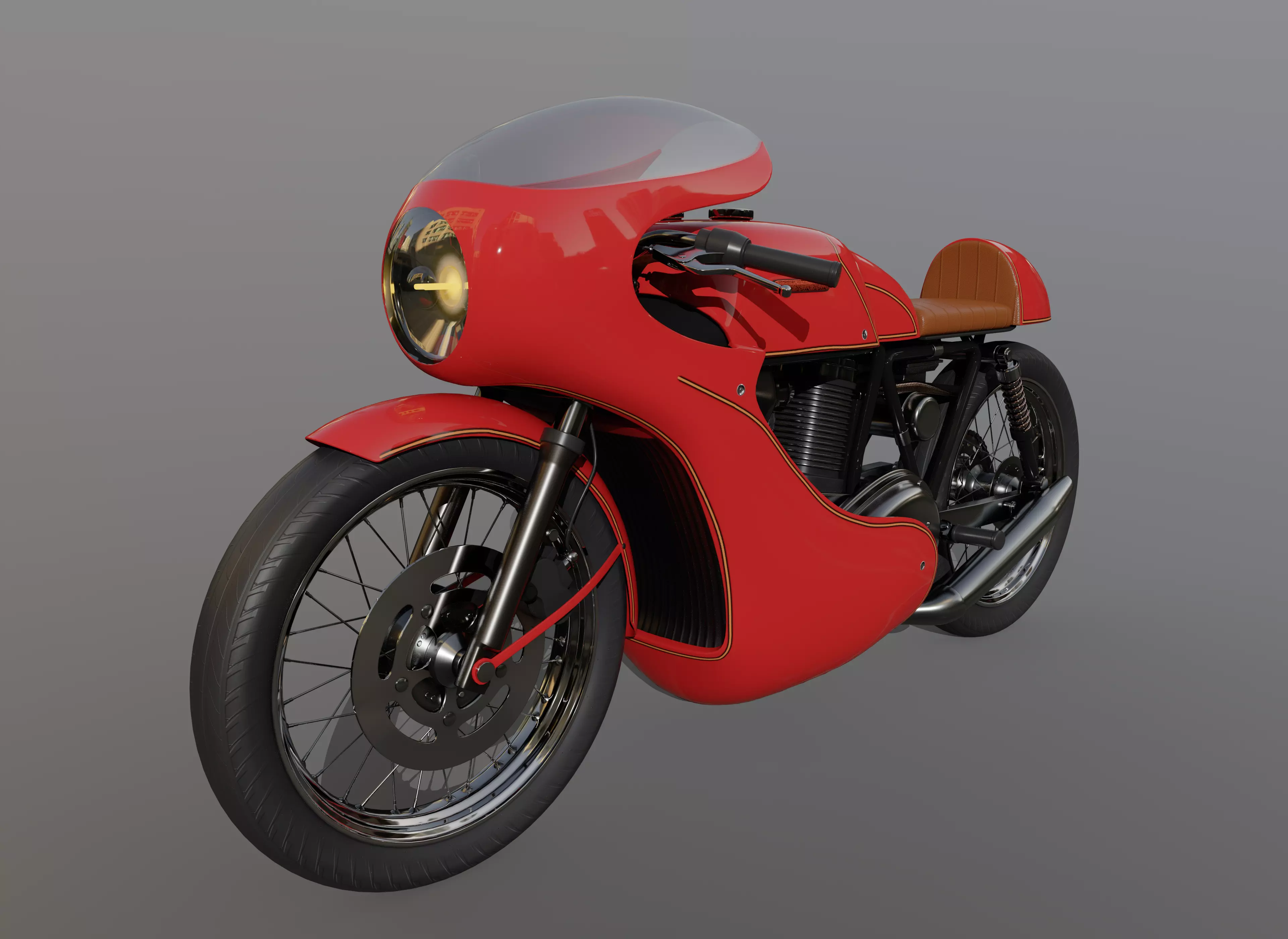 Sport Bike 3D model_0
