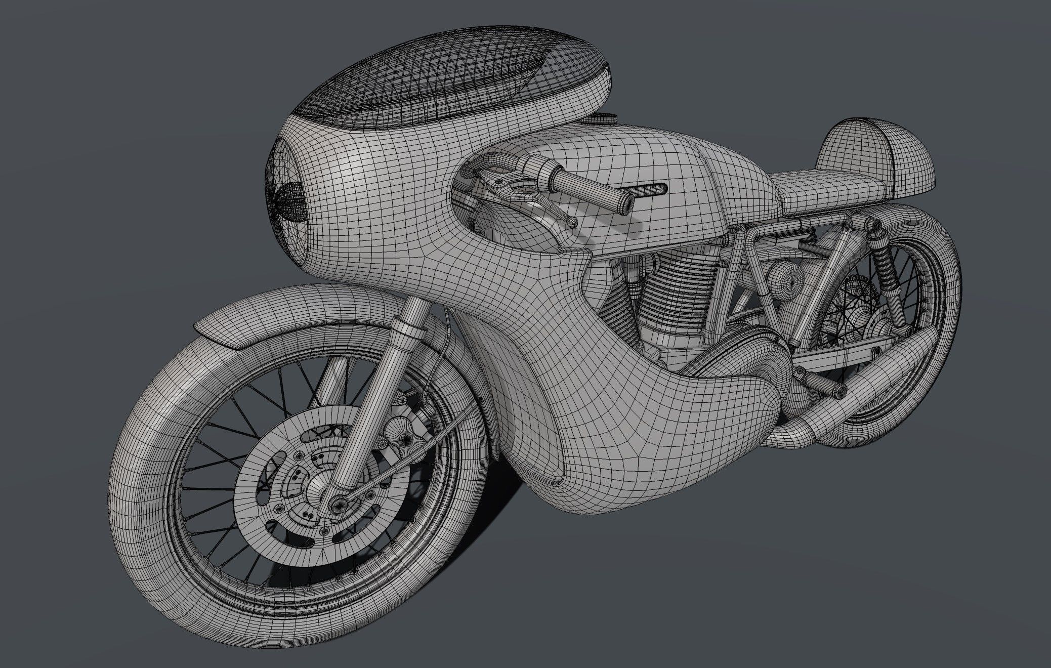 Sport Bike 3D model_2
