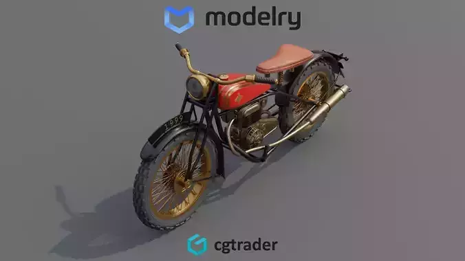 Motorcycle 3D model