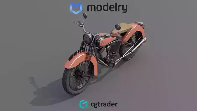 Motorcycle 3D model
