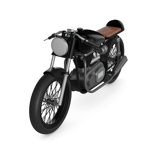 Cafe Racer Motorcycle 3D model