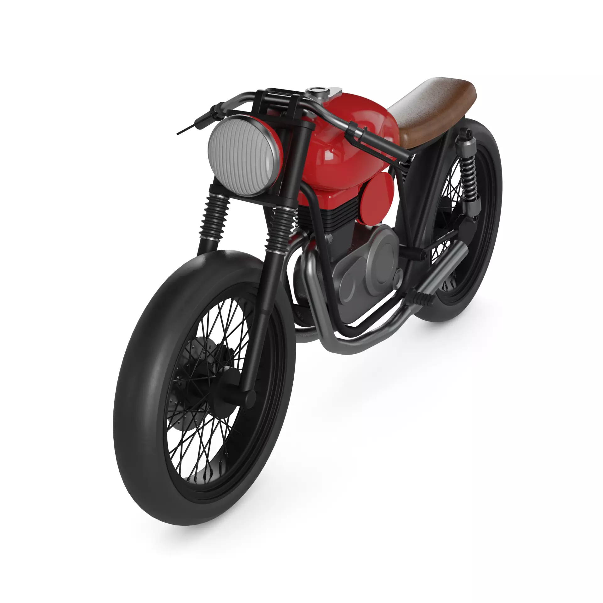 Cafe Racer Motorcycle 3D model