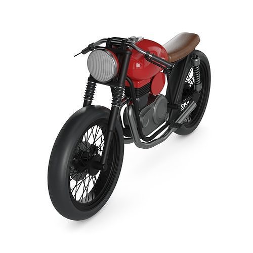 Cafe Racer Motorcycle 3D model