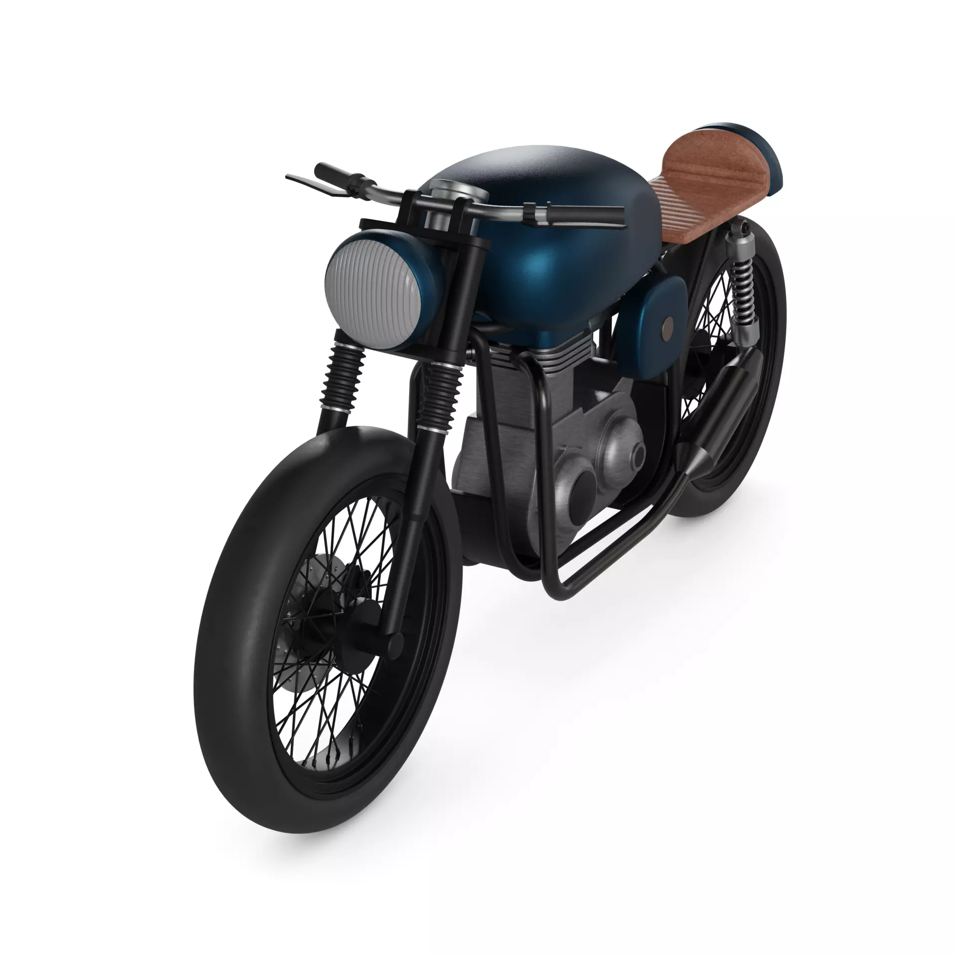 Cafe Racer Motorcycle 3D model
