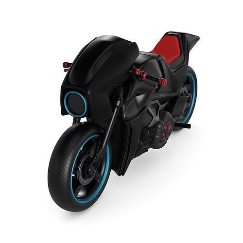 Cafe Racer Motorcycle 3D model